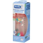 DODIE BIBERON ANTI COLIQUE TETINE RONDE 3 VITESSES+ 330ML ROSE DANSE +6 M