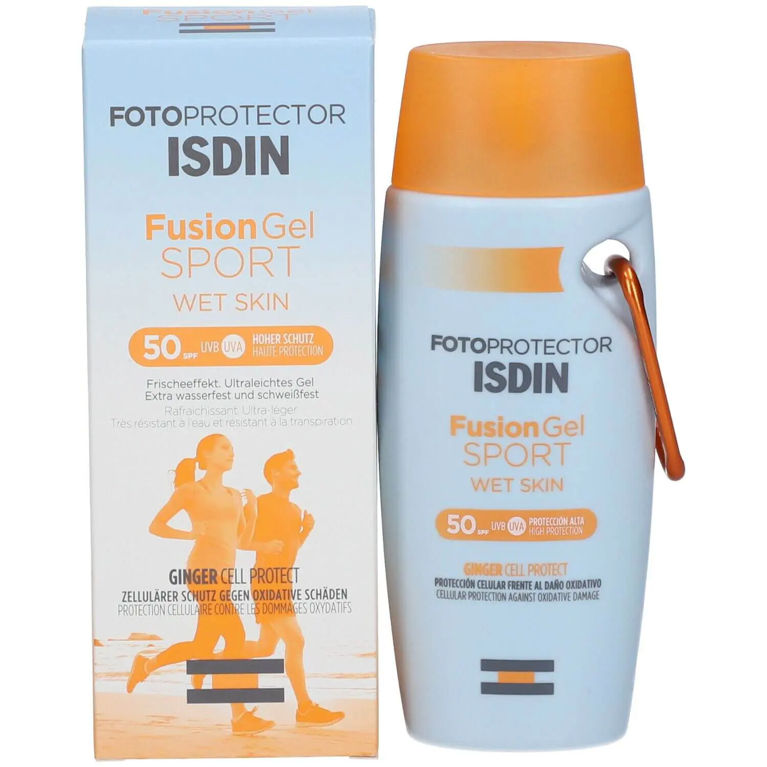BE04287447-p12 Crème solaire corps pour le sport SPF50 100ml FusionGel Sport Fotoprotector Isdin – Image 1
