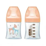 DODIE Biberon sensation verre débit 1 Beige biche 150 ml 0-6m