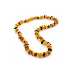 Nildor Collier ambre bébé perles chips multicolore A350