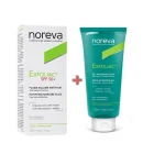 NOREVA EXFOLIAC FLUIDE SOLAIRE SPF50+ +EXFOLIAC GEL MOUSSANT DOUX 100ML OFFERT