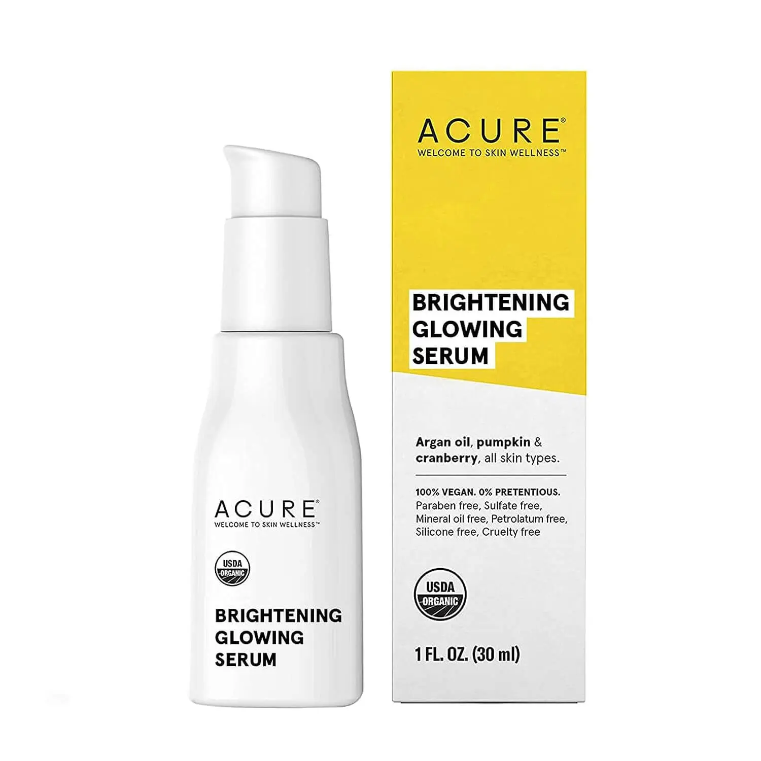 GLOZ SERU%M ACURE BRIGHTENING GLOWING SERUM – Image 1