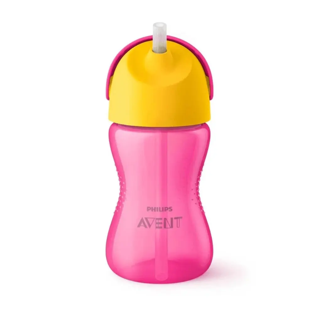 REPONSE DELICATE (2) AVENT TASSES A PAILLE 300 ML / 10OZ 12M+ ROSE - SCF798/02 – Image 1