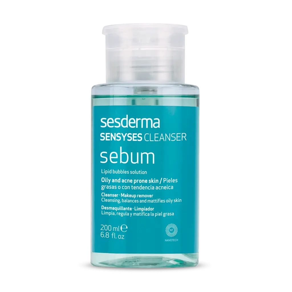 SESDERMA-SENSYES-CLEANSER-SEBUM-200ML SESDERMA SENSYSES CLEANSER SEBUM EAU MICELLAIRE 200 ML – Image 1