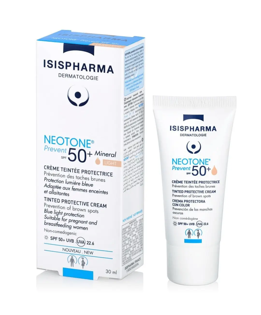 ISIS PHARMA Neotone Prevent teinte claire SPF 50+ 30ml
