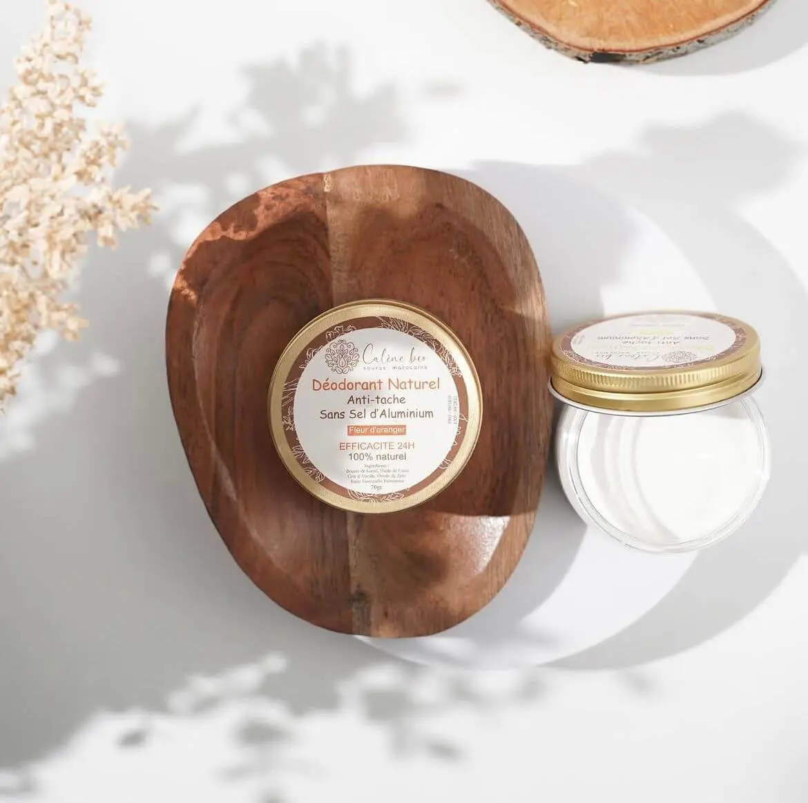 Caléne bio BAUME DEODORANT – Fleur D’oranger