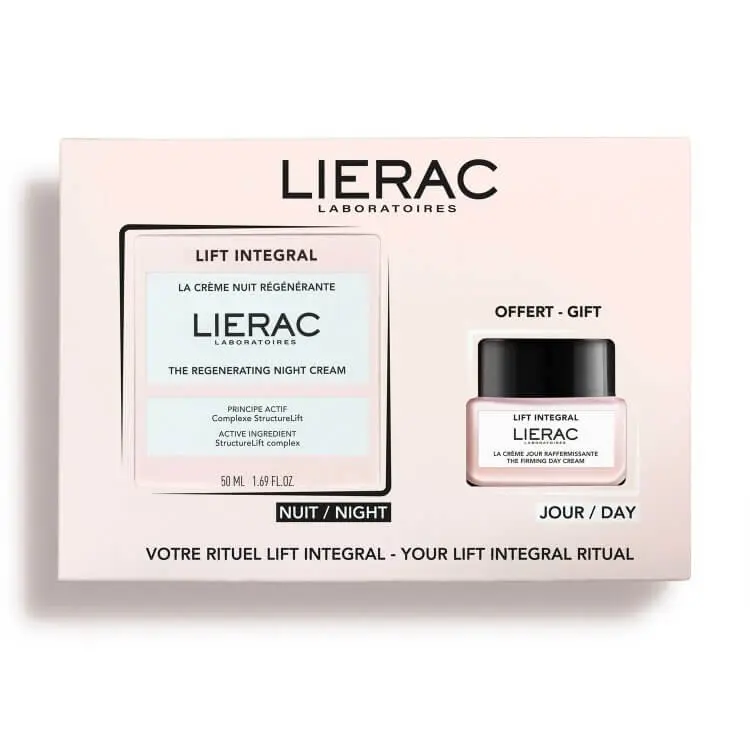 b141dfa94eeb3899104c5075496b467a LIERAC Coffret Visage Crème Nuit Régénérante + Crème Jour Raffermissante Offerte - 20 ml – Image 1