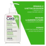 CERAVE CREME MOUSSANTE NETTOYANTE HYDRATANTE 236ML – Image 2