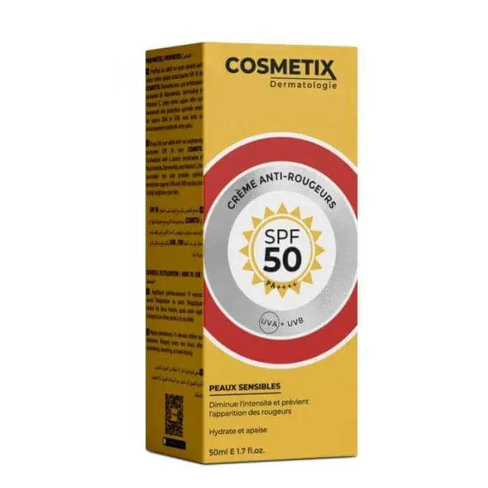 cosmetix-dermatologie-cosmetix-creme-anti-rougeurs-spf-50-peaux-sensibles-50-ml-cremes COSMETIX CREME ANTI-ROUGEURS SPF50 – Image 1