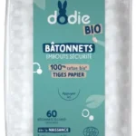 Dodie Buds Safety Tips 100% Organic Cotton 60 Buds