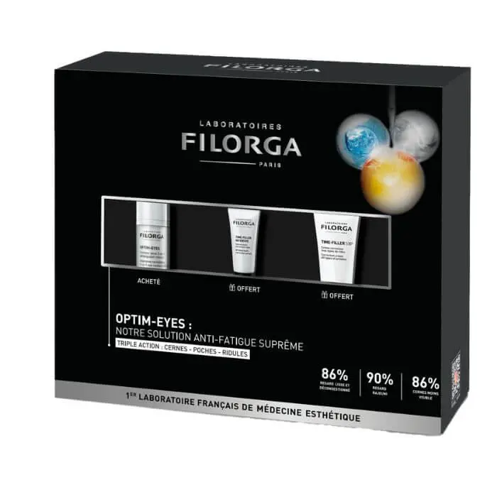 filorga-filorga-coffret-optim-eyes-contour-des-yeux-3-en-1-15-ml-time-filler-intensive-7ml-time-filler5xp-offerts-soins-contours FILORGA COFFRET OPTIM EYES CONTOUR DES YEUX 3 EN 1- 15 ML+ TIME FILLER INTENSIVE 7ML+TIME FILLER5XP OFFERTS – Image 1