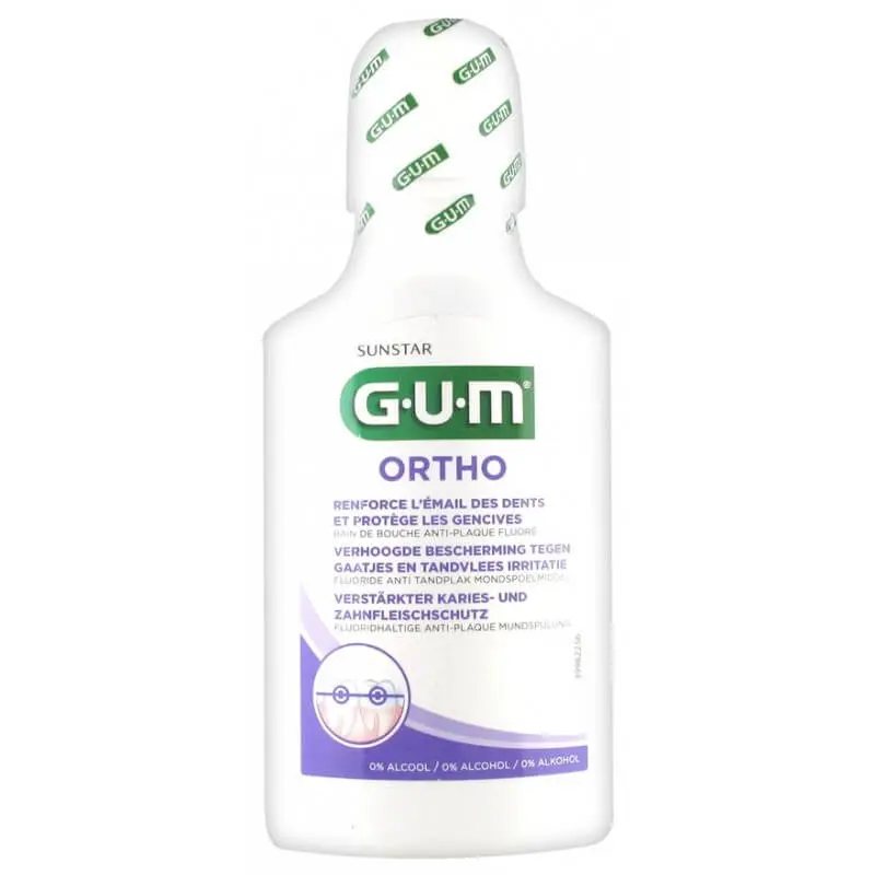 gum-ortho-bain-de-bouche-300ml Gum Ortho Bain de bouche 300ml – Image 1