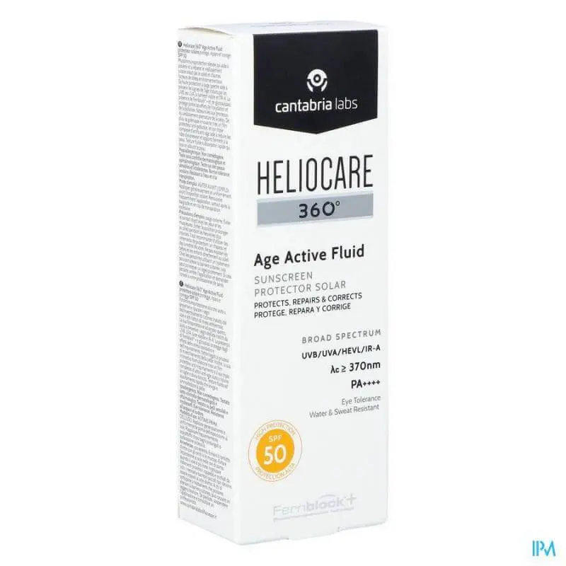 heliocare-360-age-active-fluid-ip50-tube-50ml HELIOCARE 360 AGE ACTIVE FLUID SPF50+ – Image 1