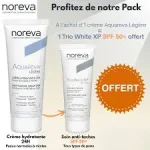 NOREVA PACK CREME HYDRATANTE  LEGERE + TRIO WHITE XP SPF 50