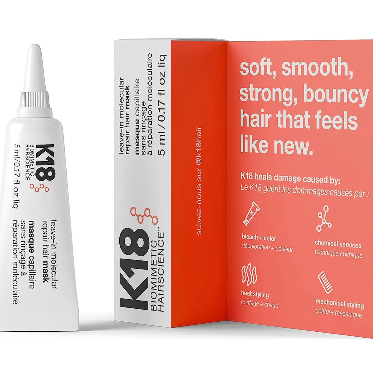 k18-5ml-parfumerie-maroc-parfumerie-maroc-palamrosa-shop-maroc-login K18 PROFESSIONAL LEAVE-IN REPAIR MASQUE 5ML – Image 1