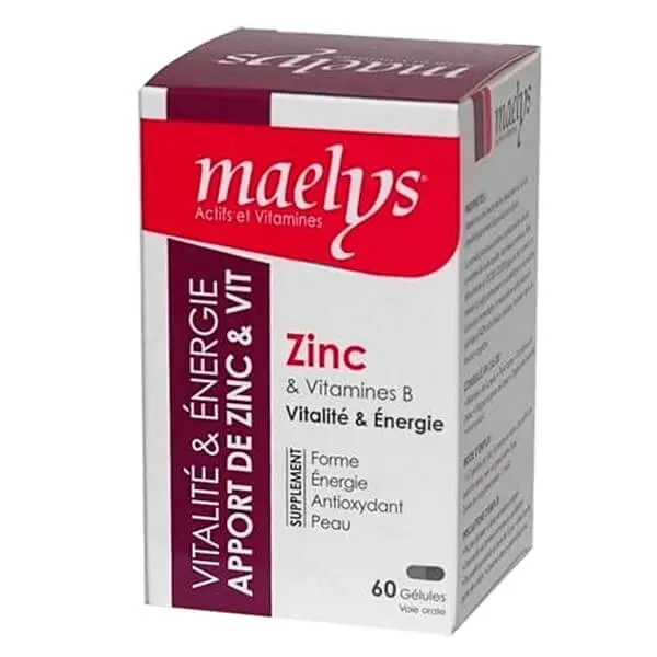 Maelys Zinc 60 gélules