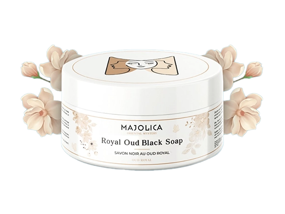 MAJOLICA SAVON NOIR AU OUD ROYAL