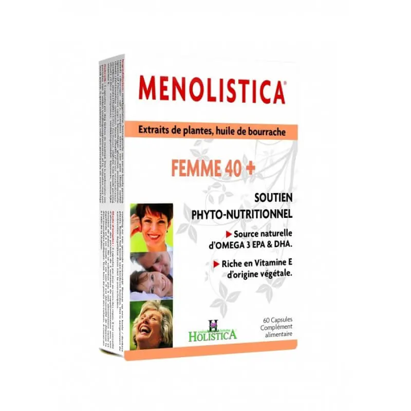 menolistica-trouble-hormonal-bouffee-de-chaleur-bien-etre-feminine-holistica-3477280000100 HOLISTICA MENOLISTICA FEMME 40+ 60 CAPSULE – Image 1