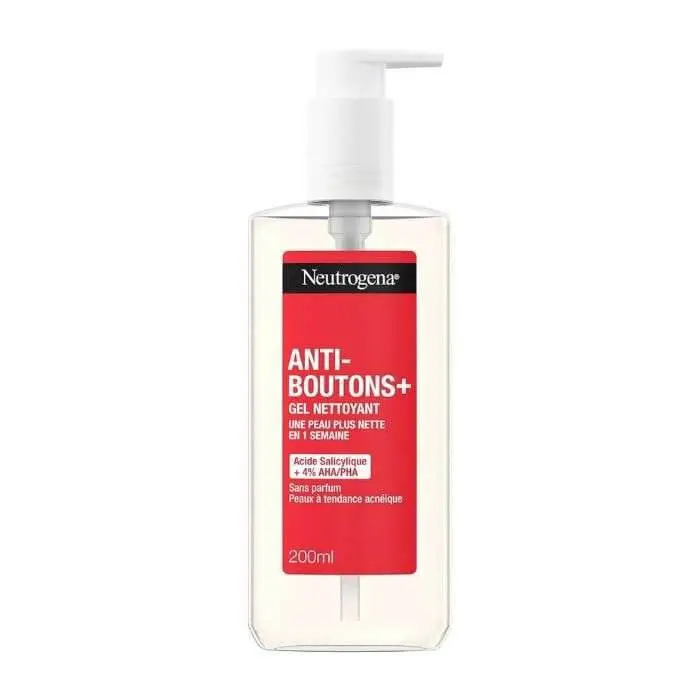 neutrogena-neutrogena-anti-boutons-gel-nettoyant-200ml-demaquillants-et-nettoyants NEUTROGENA ANTI BOUTONS+ GEL NETTOYANT 200ML – Image 1