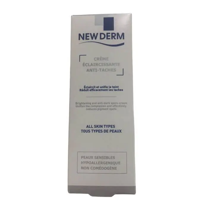 new-derm-new-derm-creme-eclaircissante-anti-tache-cremes-eclats NEW DERM CREME ECLAIRCISSANTE ANTI TACHE 50 ML – Image 1