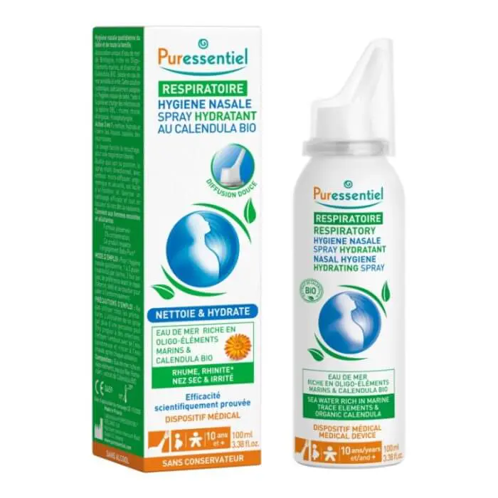 puressentiel-puressentiel-spray-hygiene-nasale-hydratant-nettoyant-100-ml-yeux-nez-et-oreilles PURESSENTIEL SPRAY RESPIRATOIRE HYDRATANT 100ML – Image 1