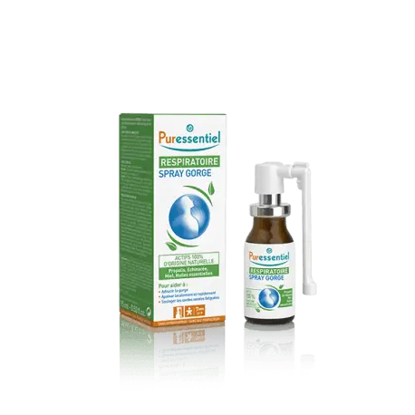 puressentiel-respiratoire-spray-gorge-huiles-essentielles-15ml Puressentiel Respiratoire Spray Gorge 15 ml – Image 1
