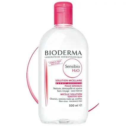 sensibio-h20-500ml BIODERMA SENSIBIO H2O EAU MICELLAIRE DEMAQUILLANTE NETTOIE ET APAISE 500ML – Image 1