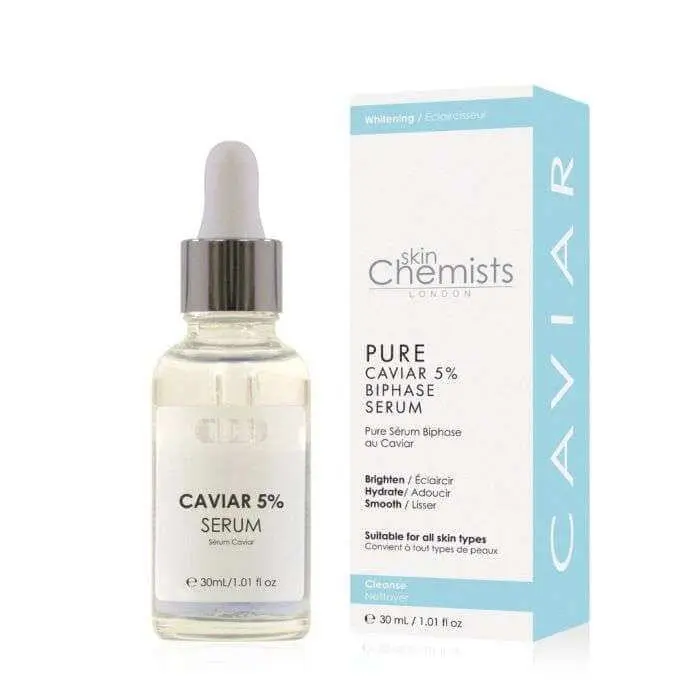 skin-chemists-skin-chemists-pure-caviar-5-biphase-serum-30ml-cremes-eclats SKIN CHEMISTS PURE CAVIAR 5% BIPHASE SERUM 30ML – Image 1