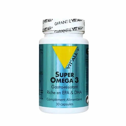 super-omega-3-riche-en-epa-_-dha-30-capsules-vit_all_ Vit'all + Super Oméga 3 1000mg 30gelules – Image 1