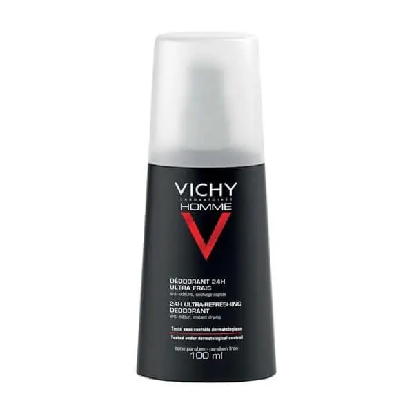 vichy-homme-deodorant-24h-ultra-frais-vaporisateur-100-ml VICHY HOMME DEODORANT 24H ULTRA-FRAIS 100ML – Image 1