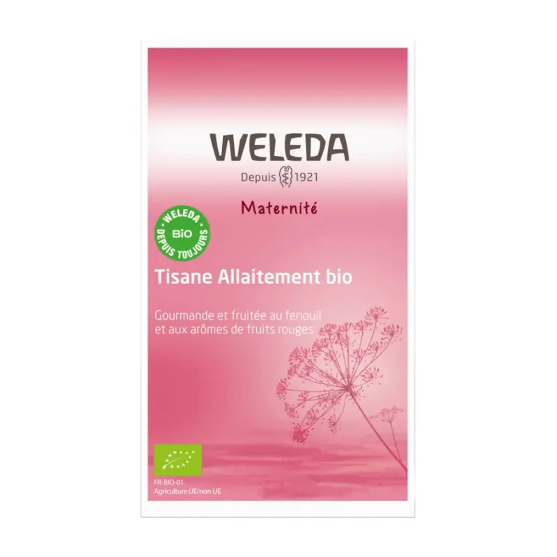 weleda-maternity-herbal-tea-breastfeeding-red-fruits-and-raspberry-organic-20-sachets Weleda Tisane Allaitement Fruits Rouges 20 Sachets – Image 1